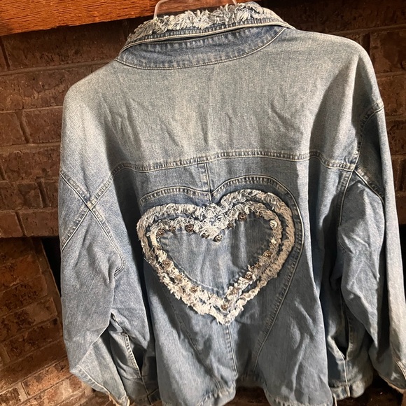 Quacker Factory Blue Denim Jacket - Picture 3 of 5